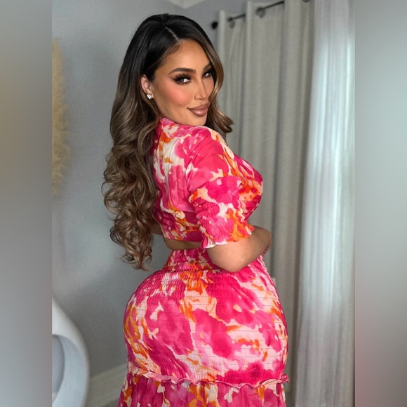 Tropical paradise Skirt Set size M 
New - Picture 4 of 7